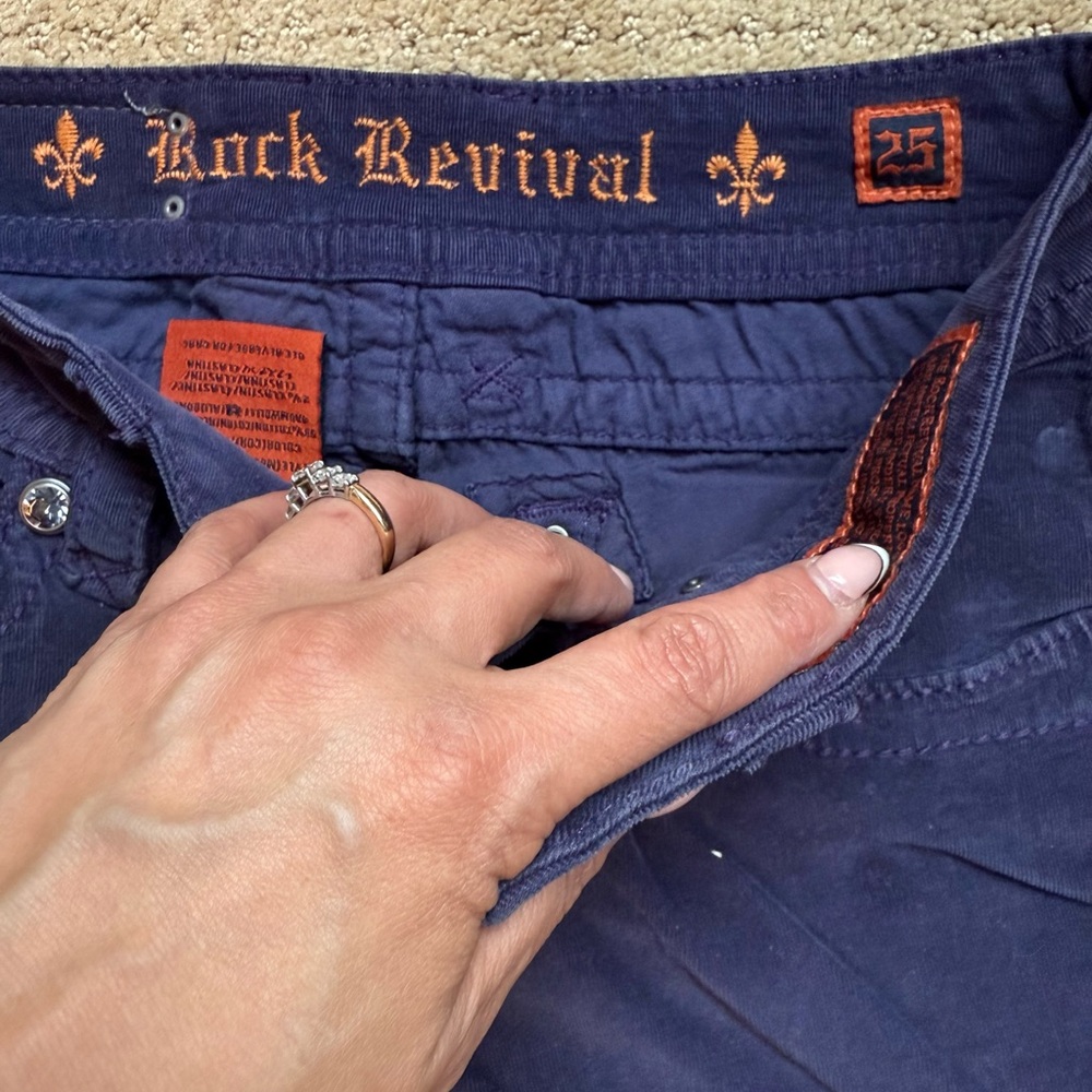 Rock Revival Purple Jeans